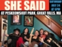 She Said Live at Peskeomskut Park!