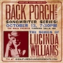 Back Porch Songwriter Night - The Songs Of Lucinda Williams 