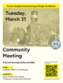 Community Meeting #1: Farren Neighborhood Rezoning & Design
