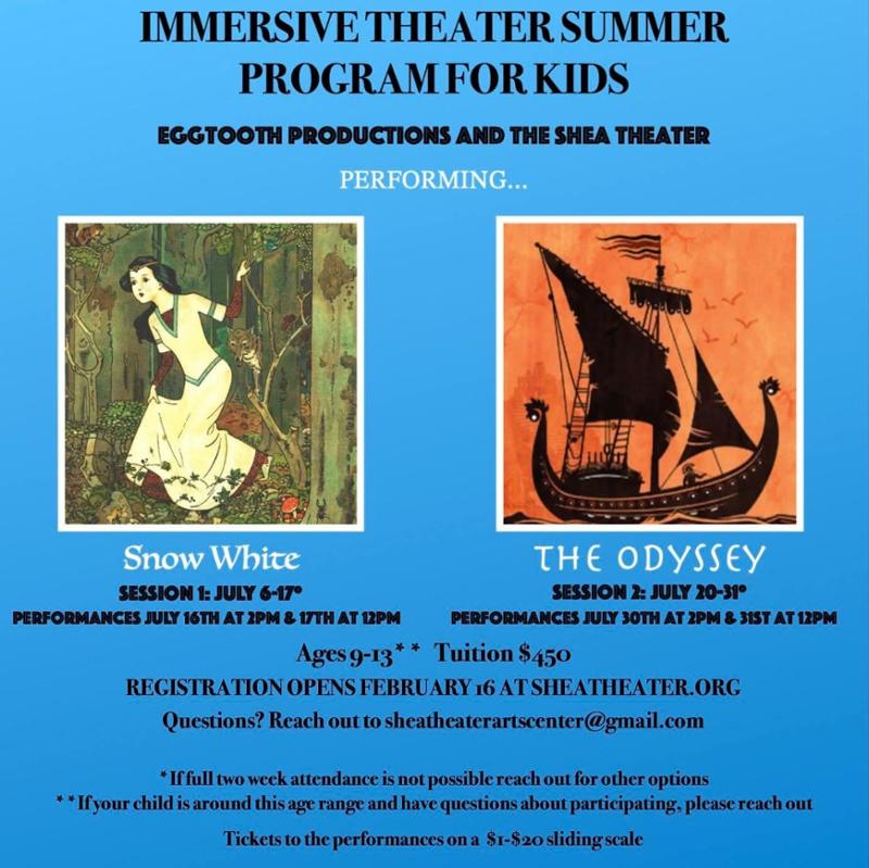 poster for summer theater program