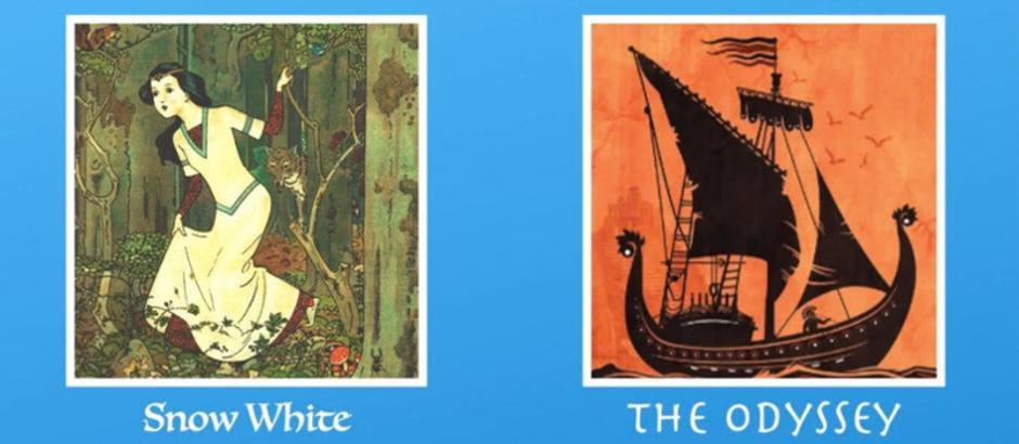 snow white and the odyssey posters